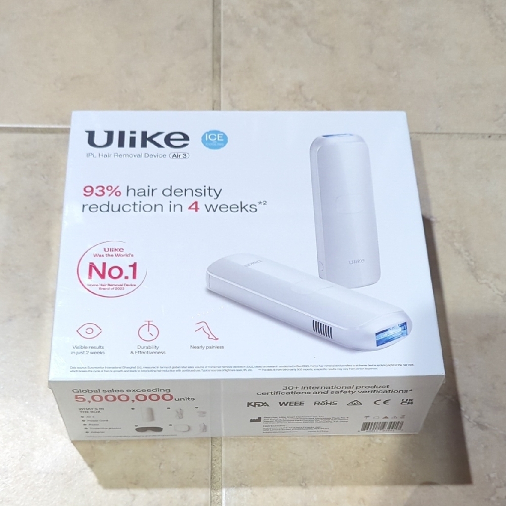 Ulike Air 3- White With Ice Cooling Tech (New In Shrink Wrap- Retails For $240)